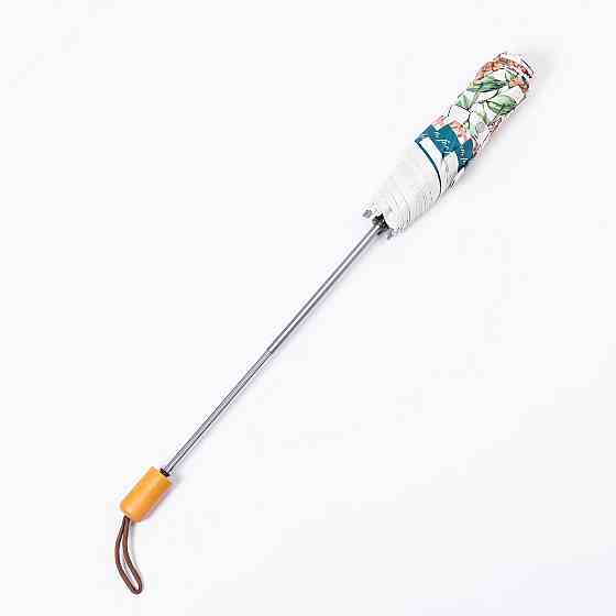 Парасолька механічна елегантна з принтом міцна надійна з поліестеру діаметр 99 см Зелений HP-23-15GR Коломия