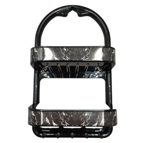 Полиця для ванної кімнати мала чорний мармур OZER-B-016 Decor ELIF Житомир - изображение 3