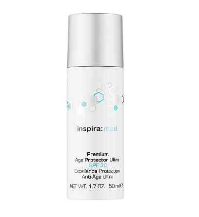 Антивозрастной крем SPF 30 Премиум ультралегкий PREMIUM AGE PROTECTOR ULTRA Inspira Med 50 мл Винница