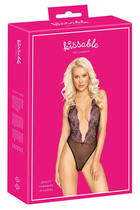 Боди с вырезом Body Embroidery S/M Sex Aura Киев - изображение 3