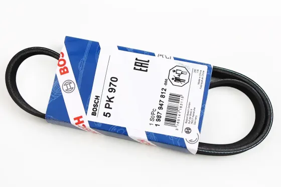 Ремінь генератора Lanos 1.5 з ГУР Bosch 970 струмок. Вінниця