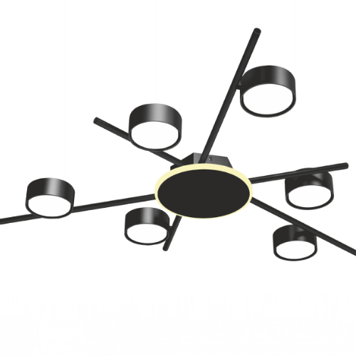 LED Світильник під лампу 6*GX53 накладний з підсвічуванням VL-SPF22B-BB Videx Житомир - изображение 3