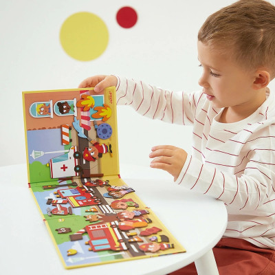 Развивающая игрушка Janod Магнитные истории Пожарные 30 элементов (J05453) Винница - изображение 8