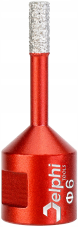 Набір алмазних коронок з адаптером Delphi 6-68мм 5шт. (Польща) Київ