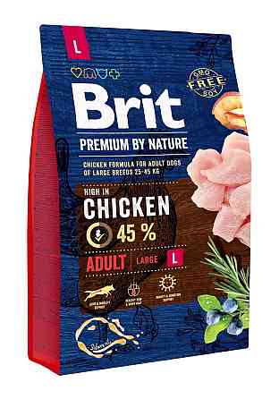 Сухий корм Бріт Brit Premium Adult L для дорослих собак великих порід, 3 кг Вінниця
