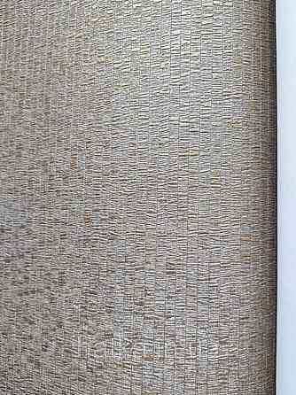 Шпалери метрові вінілові на флізелін AdaWall Beta метрові однотонні під тканину під льон білий з сірим Київ