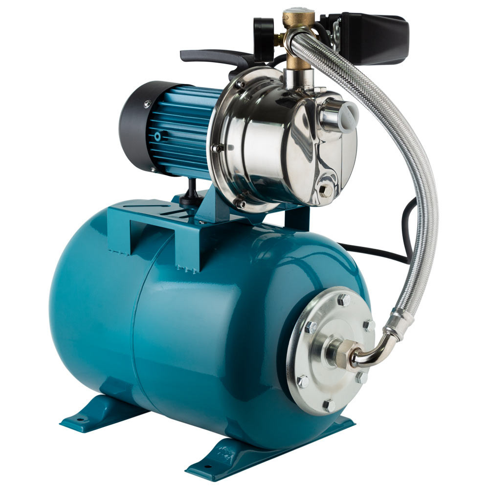 Станція 0.6кВт Hmax 35м Qmax 50л/хв (самовсмоктувальний насос нерж) 24л Україна AquaticaLEO EKJ-602SA5/UA Рівне - фото 7