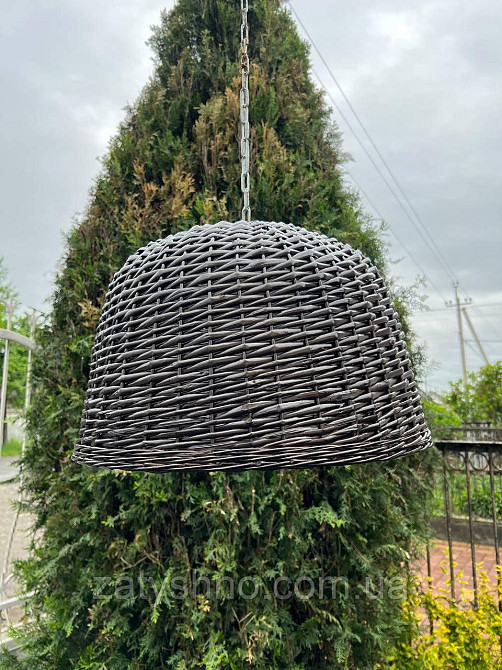 Люстра коричнева плетена Київ - фото 9