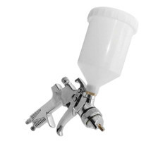 Пистолет покрасочный HVLP d-1.3 с верх. пласт. бачком 600мл Мукачево - изображение 1