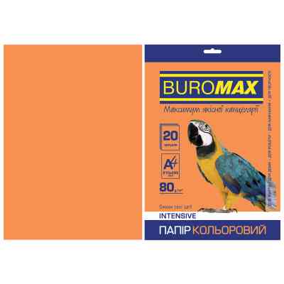 Папір Buromax А4, 80g, INTENSIVE orange, 20sh (BM.2721320-11) Вінниця