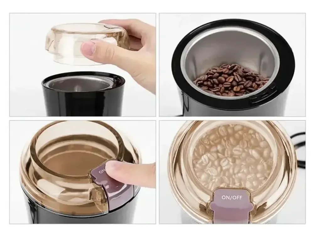 Кавомолка електрична 220В 600Вт BITEK BT-7110 30000 об/хв для подрібнення продуктів Одеса - фото 4