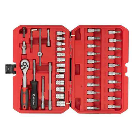 Набір інструментів 1/4" 48од (ET-6046SP) INTERTOOL ET-9048 Київ