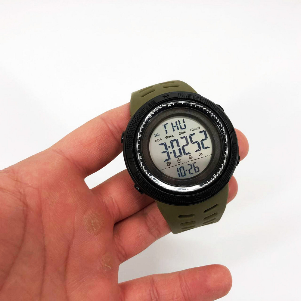 Тактичний годинник для ЗСУ SKMEI 1167AG, Годинник армійський скмей Практичний чоловічий OV-16 Львів - фото 11