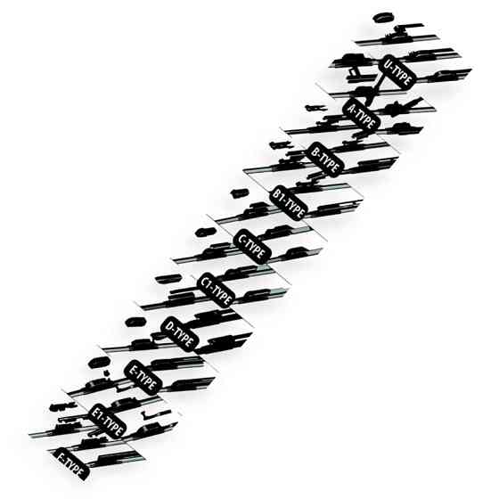 Щетка oximo multi безкаркасная 750мм + 7 адаптеров дворника Мукачево