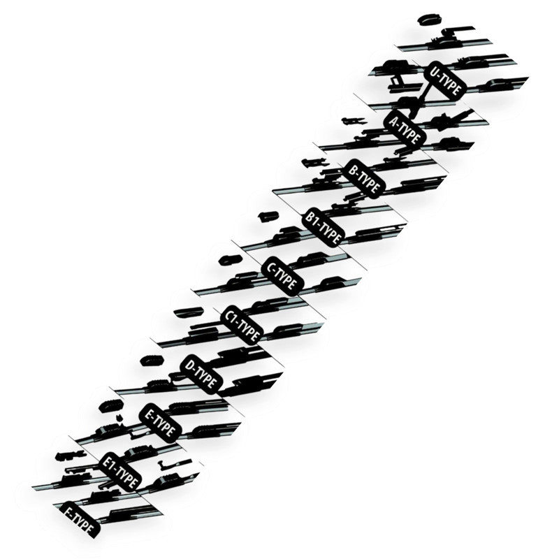 Щетка oximo multi безкаркасная 750мм + 7 адаптеров дворника Мукачево - изображение 3