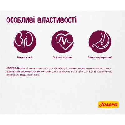 Сухий корм для кішок Josera Senior 2 кг (4032254757832) Вінниця