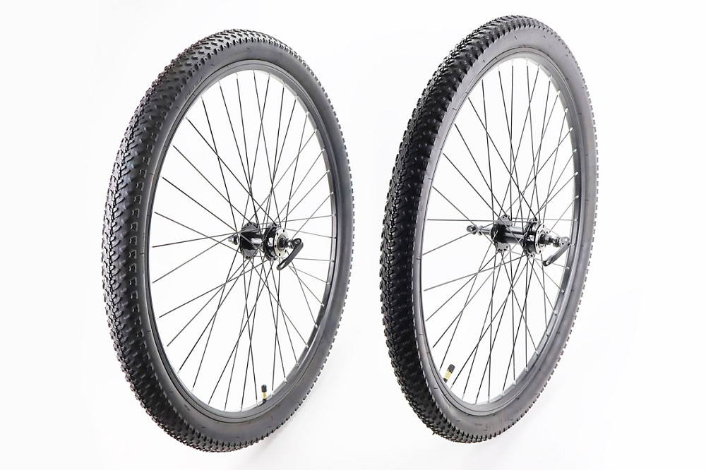 Колеса 29" переднє+заднє, з шинами KENDA, Disk-brake, обід алюм., втулка 14Gx36H, під вільнобіг, кріпл. ексцентрик Київ - фото 1