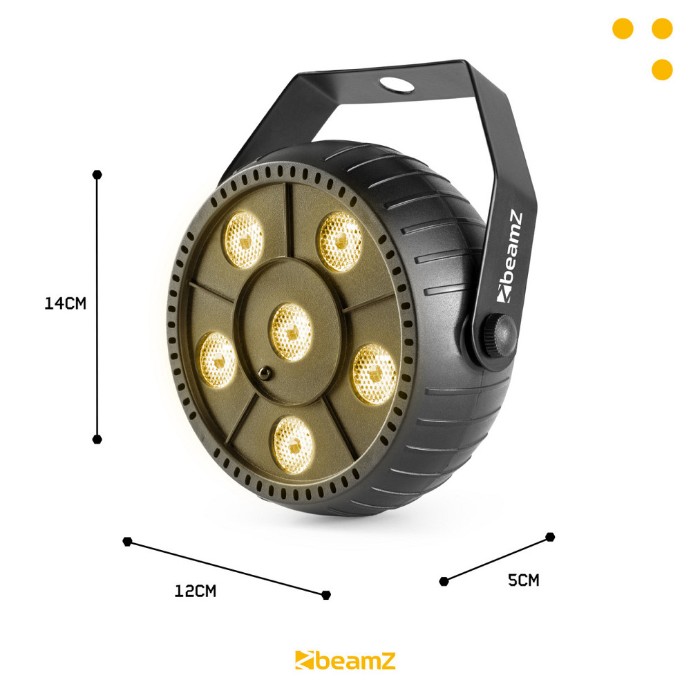 BEAMZ PLP10 Party PAR 6 світлодіодів RGB потужністю 2 Вт Рівне - фото 7