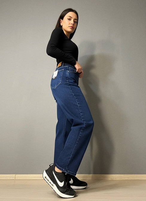 Джинсы женские Sherocco 3336 Mom Relax супер батал темно-синие, темно-синий, 44, 44, 116 см, 140 см Киев - изображение 15