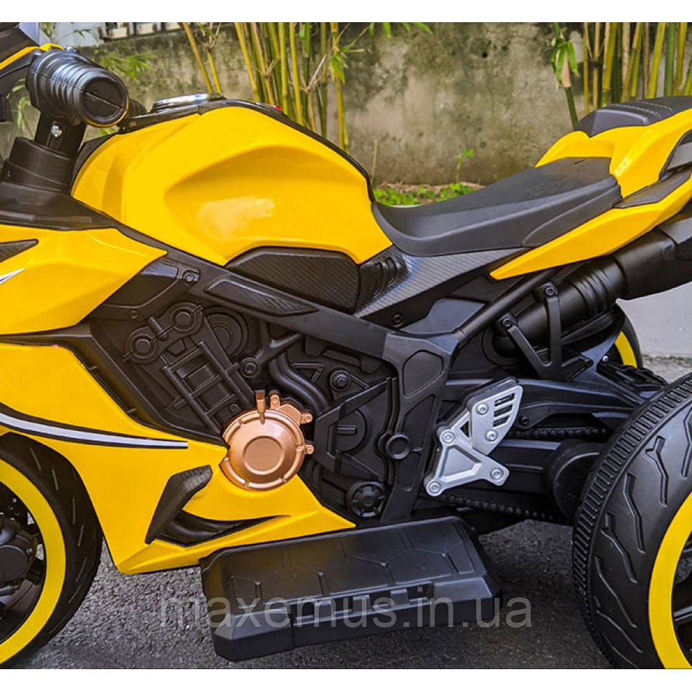 Электромотоцикл детский на аккумуляторе 3-х колесный SPOKO N-518 электрический мотоцикл для детей синий Мостиска - изображение 3