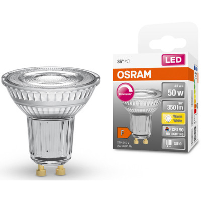 Лампочка Osram LED PAR16 DIM 50 36 4,5W/927 230V GU10 (4058075797888) Вінниця - фото 2