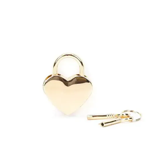 Замочок Liebe Seele Heart Shape Padlock Gold (2 шт) Львів