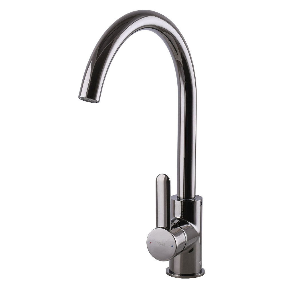 Змішувач для кухні TOPAZ CORSICA TC 8809-H48-GB- cartridge D35 шланги TAQ-M1055, титан блиск PVD Луцк - изображение 3