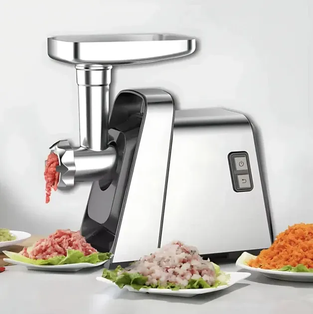 Электромясорубка Rainberg RB-2271 3000 Вт с медным двигателем, насадками для колбас, соковыжималкой и овощерез Одесса - изображение 1