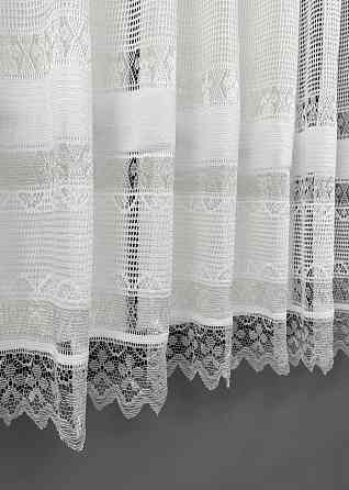 Тюль сетка VR-Textil Juli № 1869т Арка на кухню цвет белый 300х150 см (53-0163) Киев