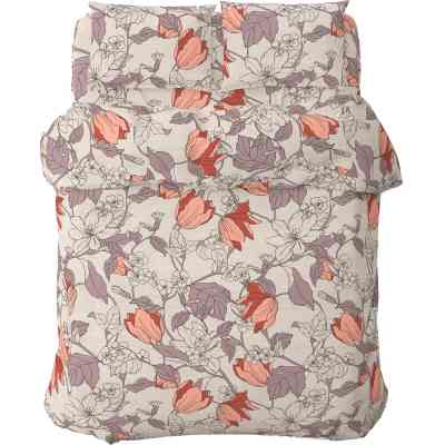 Постільна білизна Home Line Весняний вечір помаранчевий, бязь, полуторний (183204) Вінниця