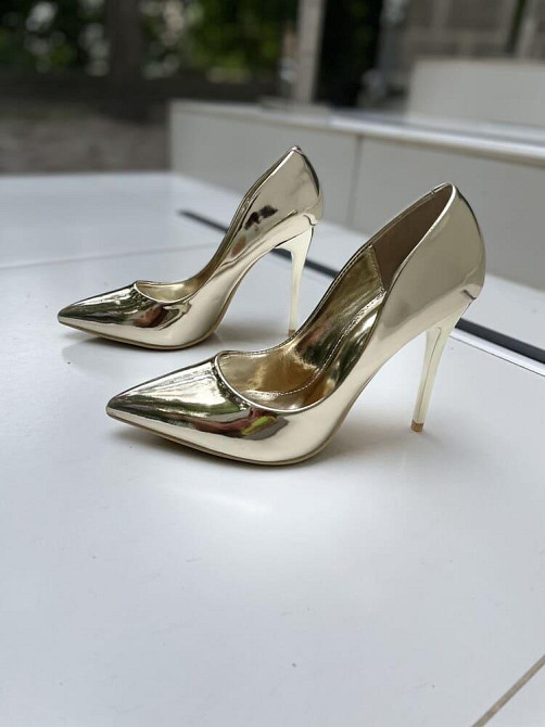 Comer Туфлі жіночі COMER золото еко-лак каблук 11см 40р (4960) Коломыя - изображение 1