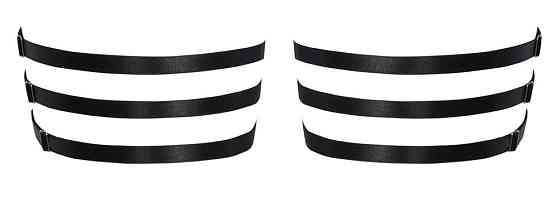 Сексуальні підв'язки для ніг із заклепками Suspender Garters Sex Aura Київ