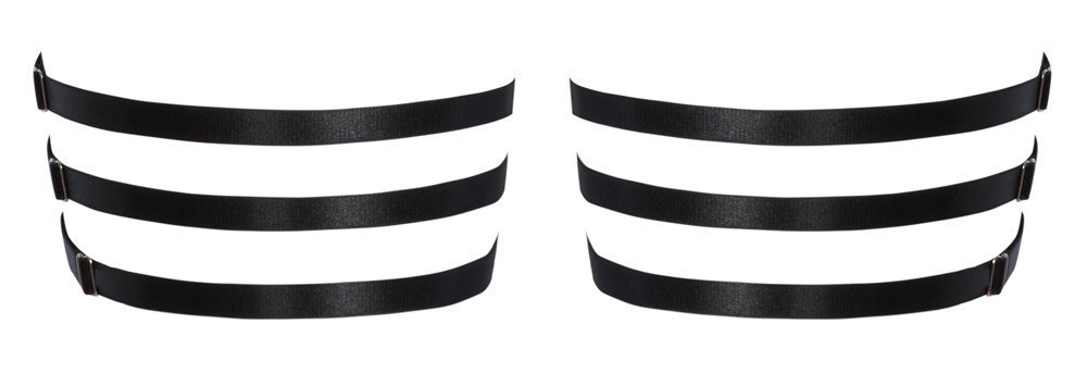 Сексуальні підв'язки для ніг із заклепками Suspender Garters Sex Aura Київ - фото 5