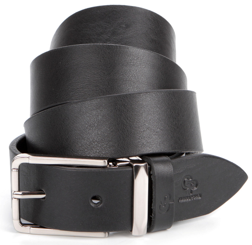 Шикарный мужской кожаный ремень под брюки GRANDE PELLE 00862 Киев - изображение 1