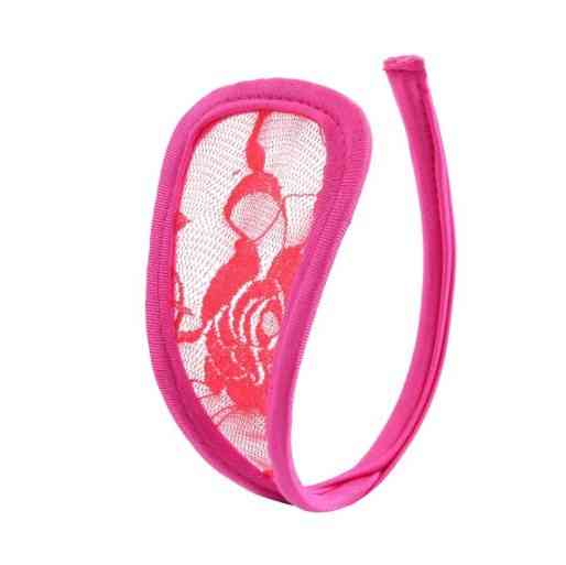 Стрінги без лямок рожеві мереживні - розмір універсальний, спандекс Київ