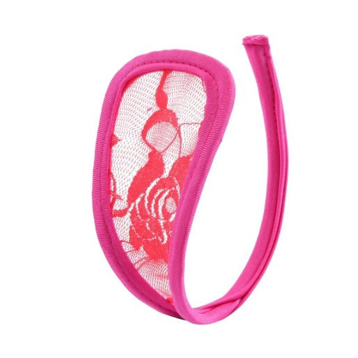 Стрінги без лямок рожеві мереживні - розмір універсальний, спандекс Київ - фото 2