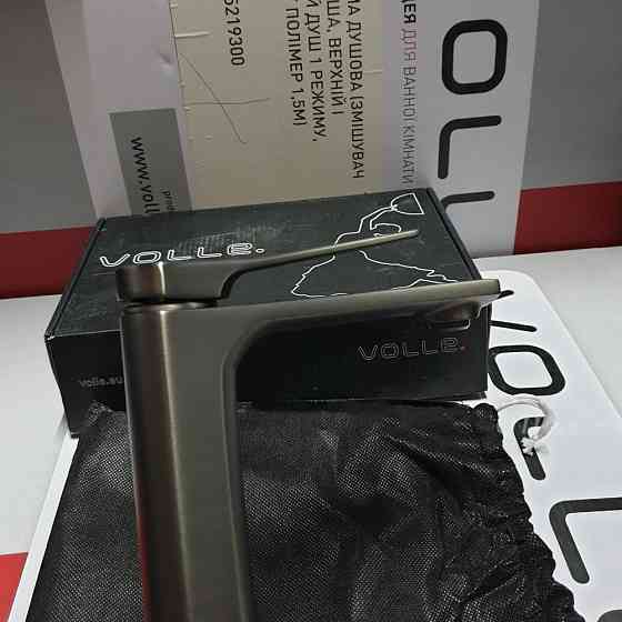 Змішувач для раковини  Volle SOLO pistola gris графіт 1510.011105 Київ