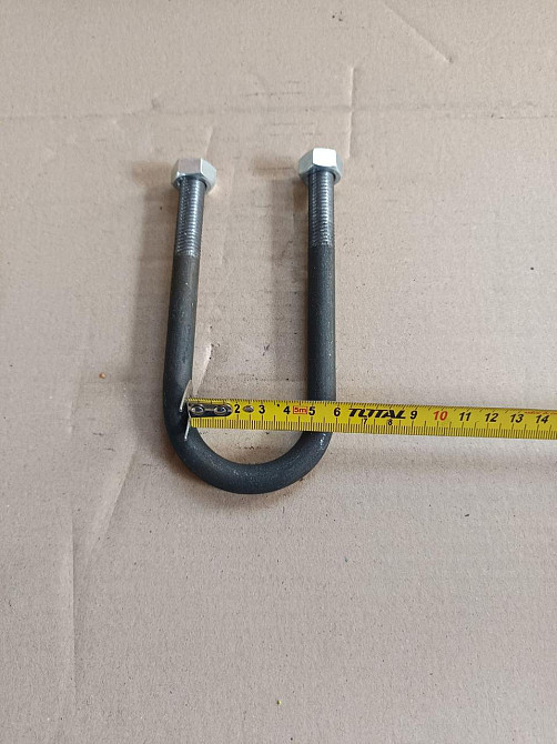 Стремянка посилена з гайкою на трубу діаметр 48 мм Вінниця - фото 2