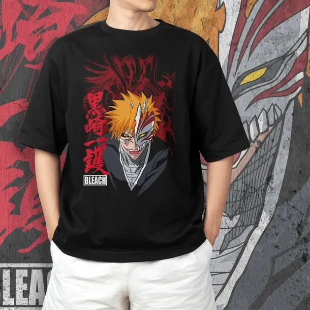 Футболка чоловіча з  принтом Блич Ичиго Куросаки 4 Розмір 48 Дніпро - фото 3