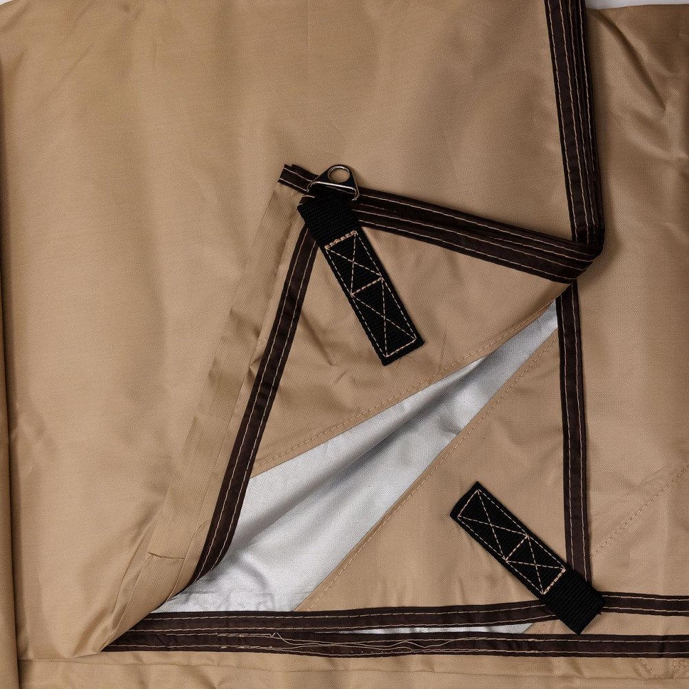 Тент навіс туристичний 3х2.95 м від сонця, дощу з люверсами Бежевий SJ-0081 Київ - фото 4