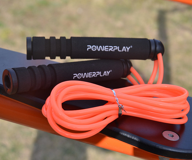 Скакалка PowerPlay 4205 Classic Plus Jump Rope Помаранчева (2,7m.) Кам'янське - фото 8