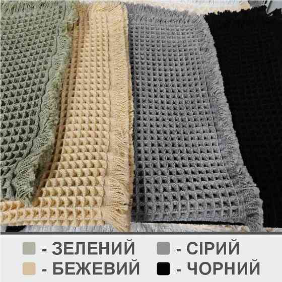 Коврик для ванной / туалета вафельный Lovely Svi - 50 x 80 см Зеленый (227254) Киев