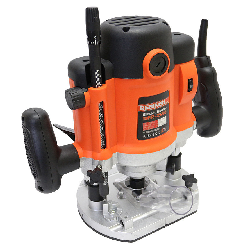 Фрезер Rebiner RER-2550 (2000Вт, цанги 8/12 мм) + набір фрез – Гарантія 36 міс Львів - фото 3