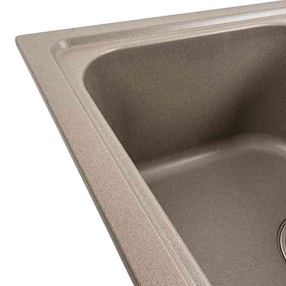 PLATINUM Гранітна мийка для кухні Platinum 7950 Equatoria матовий Титан Київ