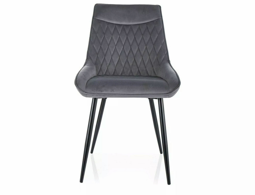 Стілець AGAT VELVET чорний каркас /сірий 14 Киев - изображение 1