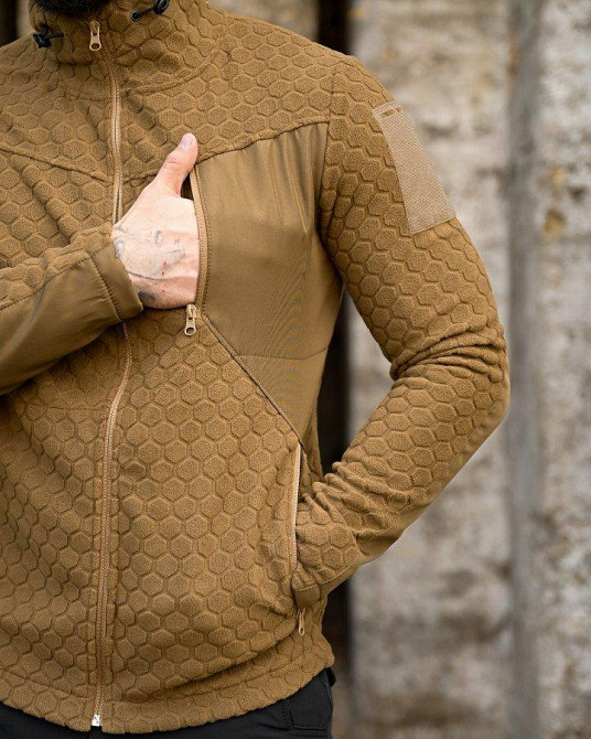 Тактична флісівка KM URBAN кайот ПП7998 Одеса - фото 4