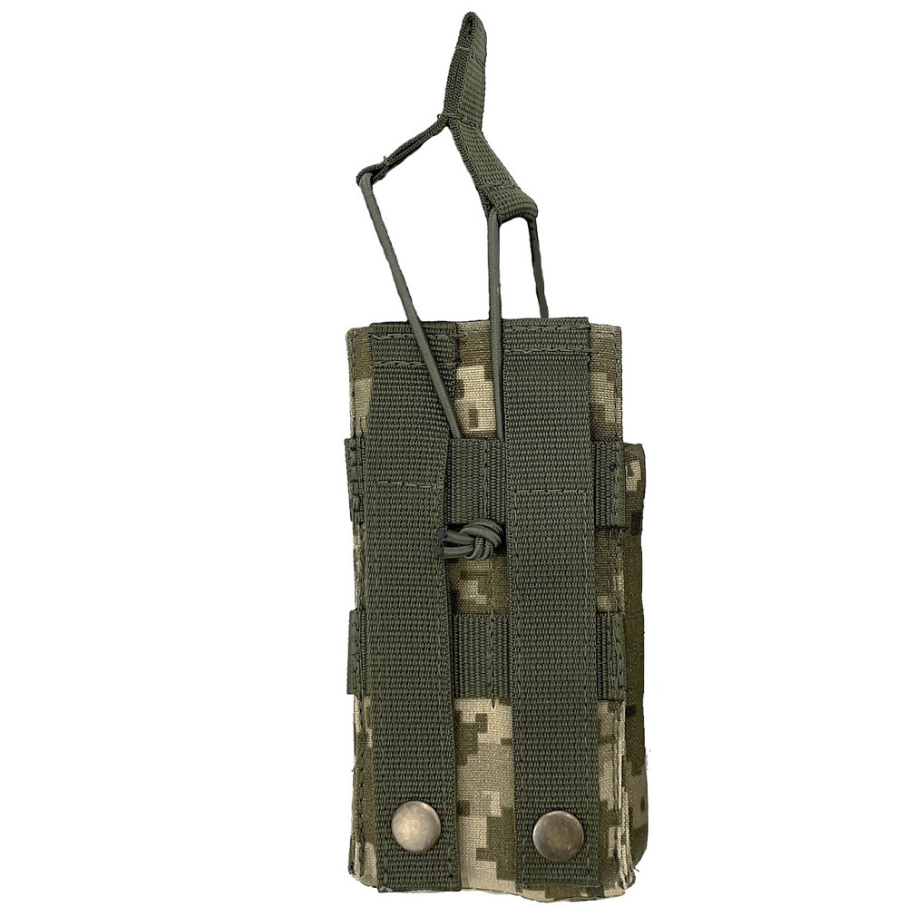 Підсумок на 1 магазин АК м'який Cordura Піксель ММ-14 (olive) Киев - изображение 2