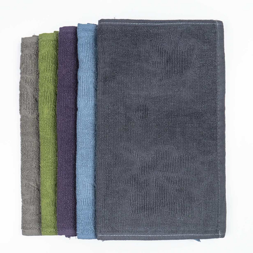 Кухонна жакардова серветка GM Textile 25х45 см 380 г/м2 (Сірий) Суми - фото 4