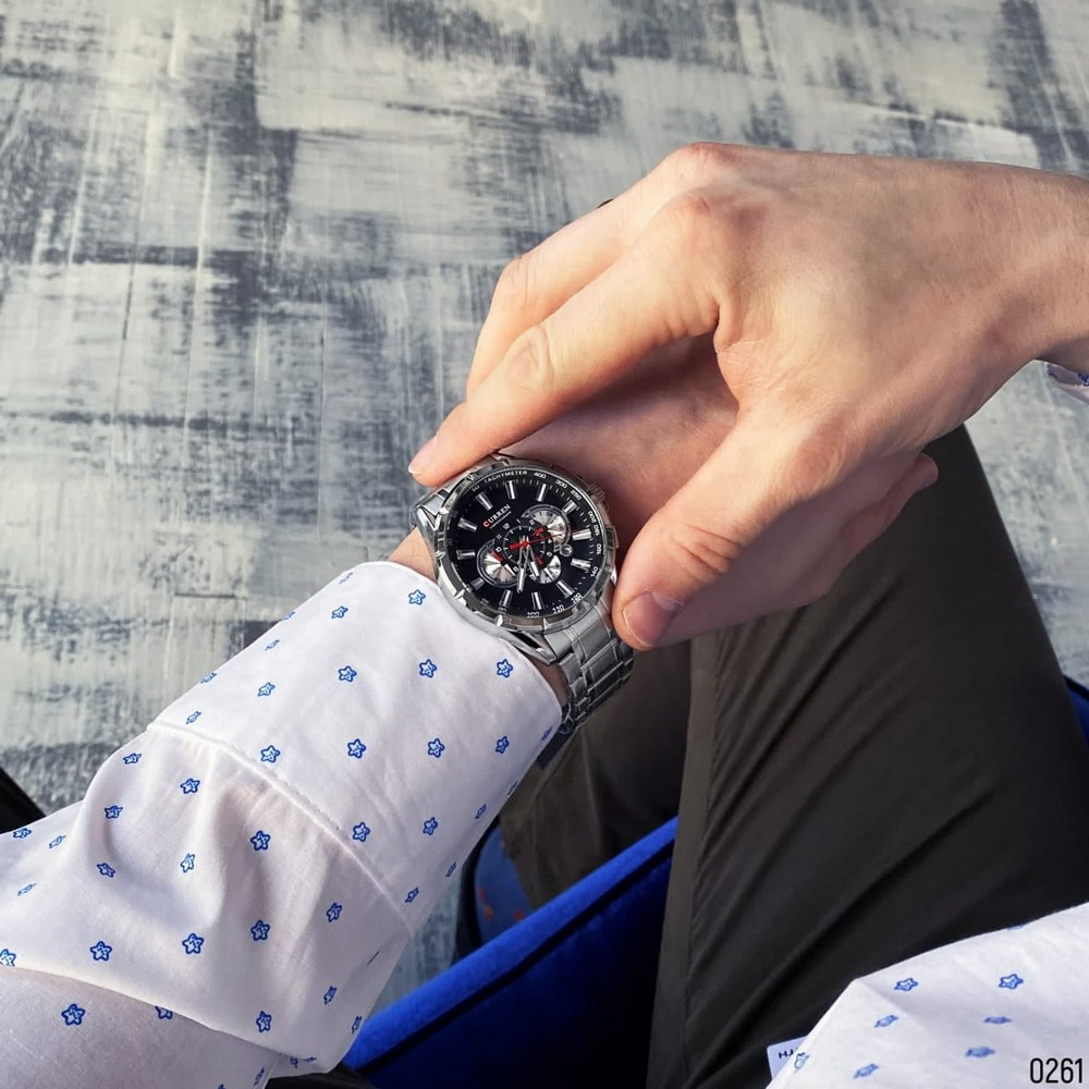 Curren 8363 Silver-Black Київ - фото 9