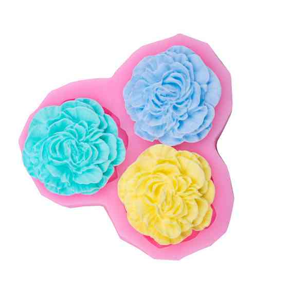 Молд силиконовый Розы 75 на 75 см розовый Киев